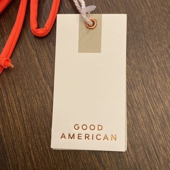 Good American highcut full coverage bikini bottom- HOT CORAL- NWT SZ 3 - Picture 3 of 5